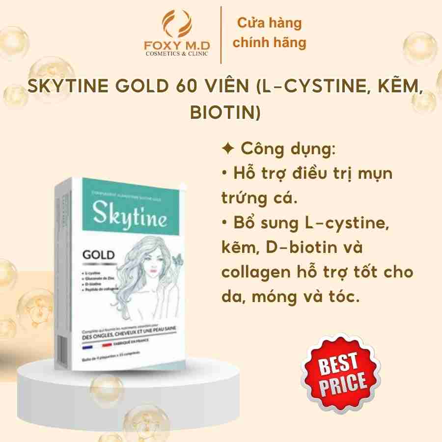 SKYTINE GOLD 60 VIÊN L-CYSTINE, KẼM, BIOTIN